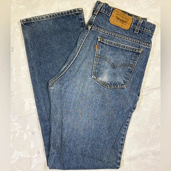Vintage Levi’s 517 Orange Tab Jeans - Picture 1 of 6